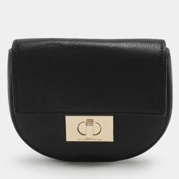مملوكة مسبقًا Kate Spade Black Leather Belt Bag