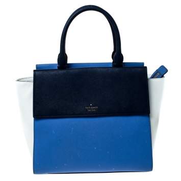 Pre Owned Kate Spade Multicolor Leather Flap Satchel