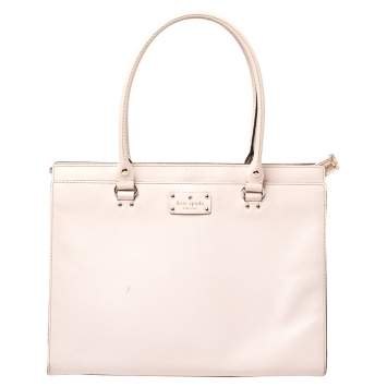 Pre Owned Kate Spade Blush Pink Leather Satchel