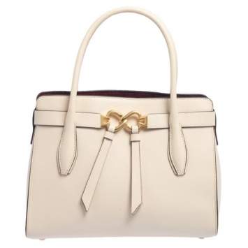 Pre Owned Kate Spade Beige Leather Toujours Tote
