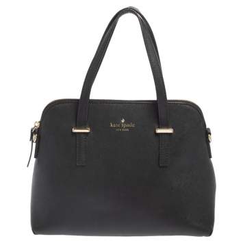 Pre Owned Kate Spade Black Leather Cedar Street Maise Shoulder Bag