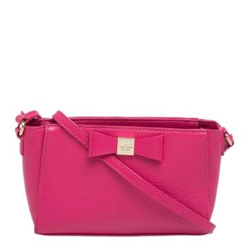 مملوكة مسبقًا Kate Spade Pink Leather Crossbody Bag