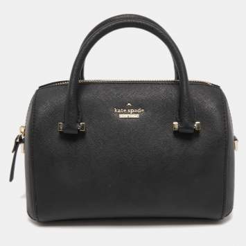 Pre Owned Kate Spade Black Leather Satchel