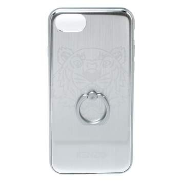 Pre Owned Kenzo Silver Tiger Print iPhone 7/8 Case
