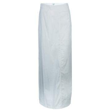 Pre Owned Kenzo Cream Cotton A-Line Maxi Skirt M
