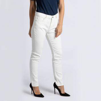 Pre Owned Lacoste White Slim Fit Jeans M (Available for UAE Customers Only)