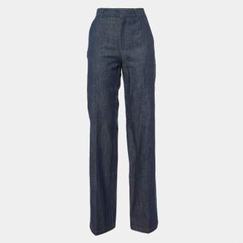 Pre Owned Loewe Blue Denim Tailored Jeans S/Waist 29"