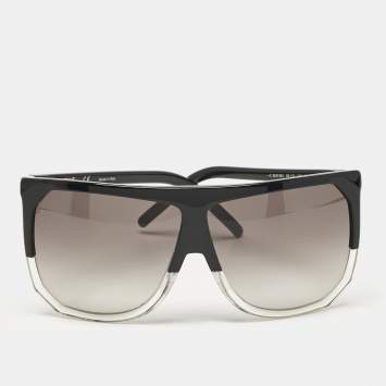 Pre Owned Loewe Black/White Gradient SLW943 Filipa Square Sunglasses