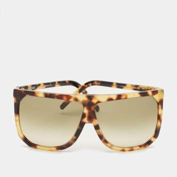 Pre Owned Loewe Tortoishelle Brown Gradient SLW 943 Filippa Oversized Sunglasses