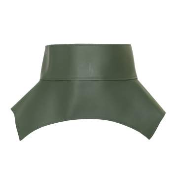 Pre Owned Loewe Pickle Green Leather Obi Waist Belt M