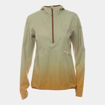 مملوكة مسبقًا Loewe X On S/S 2022 Gradient Waterproof Anorak Orange/Yellow Cotton Jacket