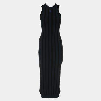 مملوكة مسبقًا Loewe Striped Sleeveless Midi Dress