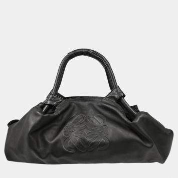 Pre Owned Loewe Black Lambskin Nappa Aire Handbag