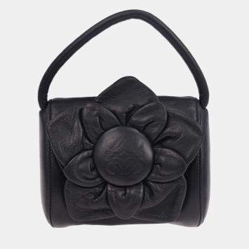 Pre Owned Loewe Navy Leather Handbag