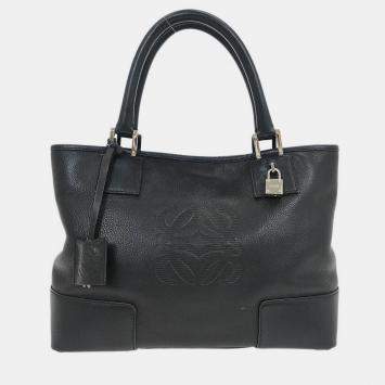 مملوكة مسبقًا Loewe Black Fusta 30 Tote Bag