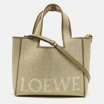 Pre Owned حقيبة يد لويفي كانفاس بيج جاكار صغيرة