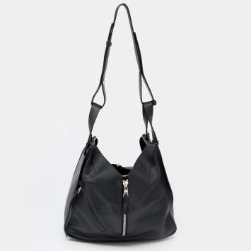 Pre Owned Loewe Black Leather Small Hammock Shoulder Bag
