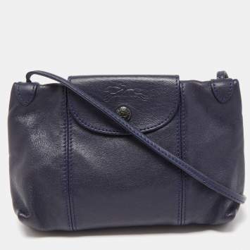 Pre Owned Longchamp Navy Blue Le Pliage Xtra Crossbody Bag