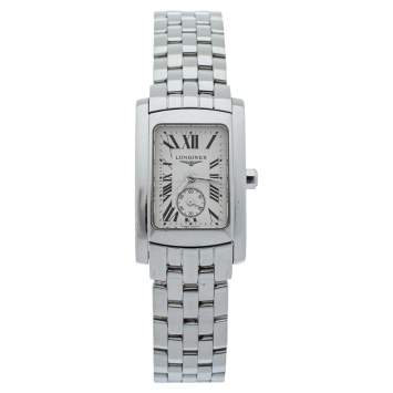Pre Owned Longines Silver Stainless Steel Dolce Vita L51554716 Women’s Wristwatch 20 mm