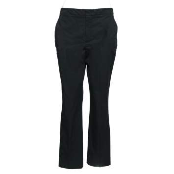 Pre Owned Loro Piana Navy Blue Cotton Trouser M
