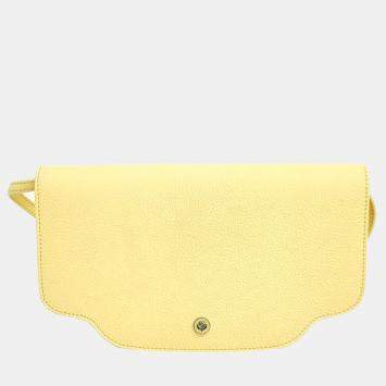 Pre Owned Loro Piana Secia Cutch And Shoulder Bag
