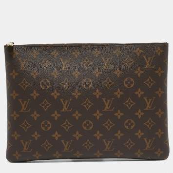 Pre Owned Louis Vuitton Monogram Canvas Large Key Pouch