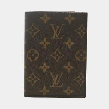 Pre Owned Louis Vuitton Monogram Canvas Passport Cover