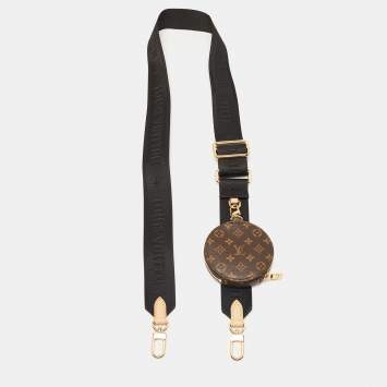 Pre Owned Louis Vuitton Black Bandoulière Shoulder Bag Strap 