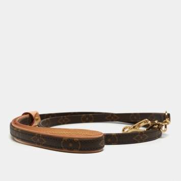 Pre Owned Louis Vuitton Monogram Canvas Baxter Dog Leash MM