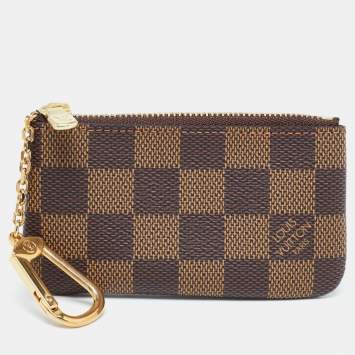 Pre Owned Louis Vuitton Damier Ebene Canvas Key Pouch