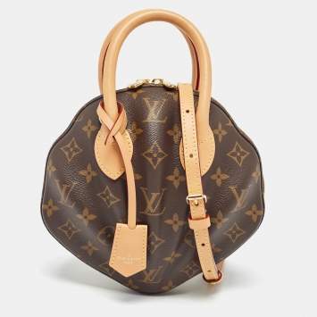 Pre Owned Louis Vuitton Monogram Reverse Canvas Venus Bag