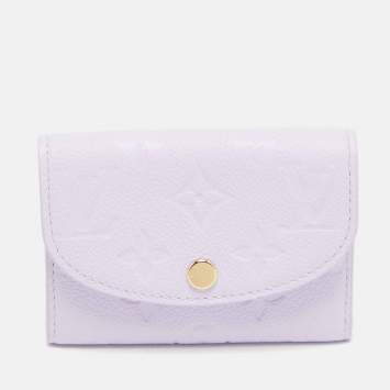 Pre Owned Louis Vuitton Bubble Tea Monogram Empreinte Leather Rosalie Coin Purse   