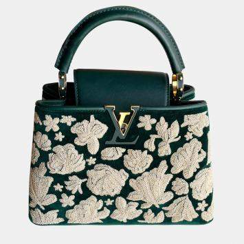 Louis Vuitton Embroidered Capucines BB Shoulder Bag