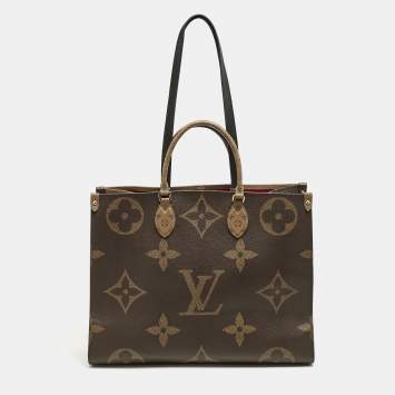 Louis Vuitton Monogram Reverse Giant Canvas OnTheGo GM Bag