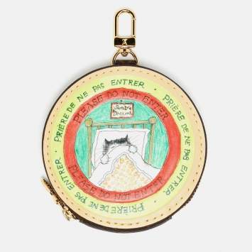 Pre Owned محفظة عملات لوي فيتون روزالي قماش دامير إبيني