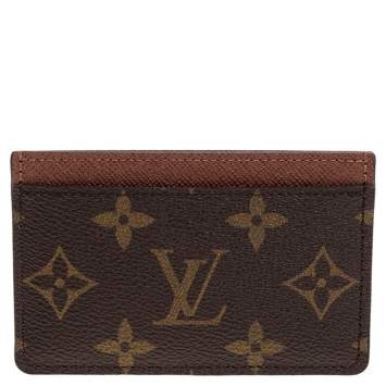 Pre Owned Louis Vuitton Monogram Canvas Card Holder 