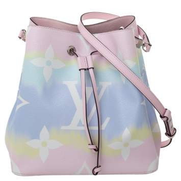 Pre Owned Louis Vuitton Pastel Tie Dye Monogram Canvas NéoNoé Escale MM Bag