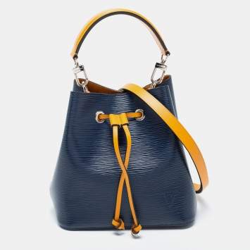 Pre Owned Louis Vuitton Indigo/Safran Epi Leather NeoNoe BB Bag
