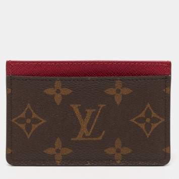 Pre Owned Louis Vuitton Monogram Canvas Card Holder