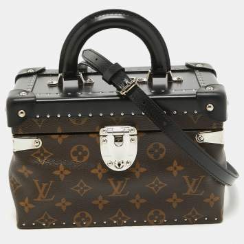 Pre Owned Louis Vuitton Black Monogram Canvas City Trunk PM Bag