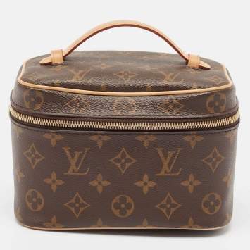 Pre Owned Louis Vuitton Monogram Canvas Nice Mini Vanity Case