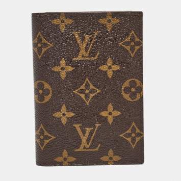 Pre Owned Louis Vuitton Monogram Canvas Passport Cover