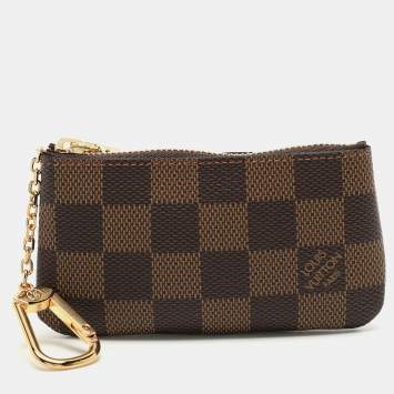 Pre Owned Louis Vuitton Damier Ebene Canvas Key Pouch