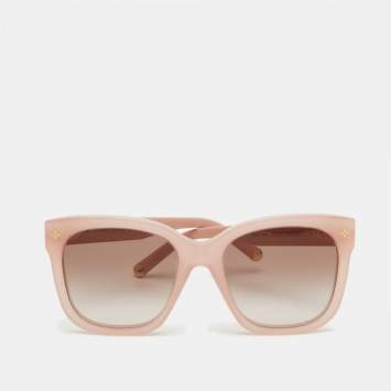 Pre Owned Louis Vuitton Pink Gradient Z1730W My Monogram Square Sunglasses