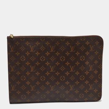 Pre Owned Louis Vuitton Monogram Canvas Poche Documents Portfolio Case
