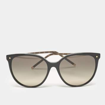 Pre Owned Louis Vuitton Black Z1710W Monogram Canvas LV First Round Sunglasses