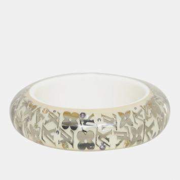 Pre Owned Louis Vuitton Acrylic and Resin Bangle S