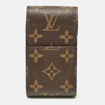 Pre Owned Louis Vuitton Monogram Canvas Cigarette Case