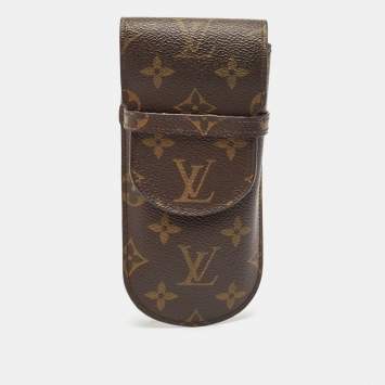 Pre Owned Louis Vuitton Monogram Canvas Pen Case