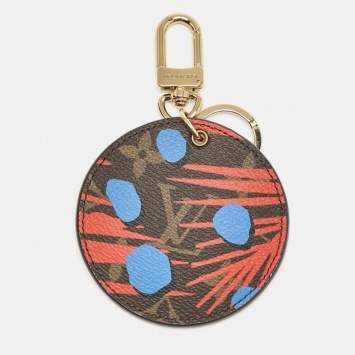 Pre Owned Louis Vuitton Monogram Illustre Jungle Canvas Bag Charm/Key Chain